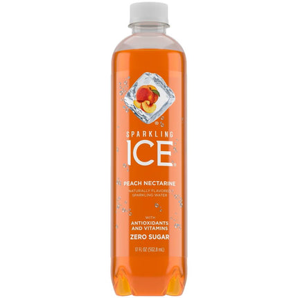 Sparkling Ice zero sugar peac
