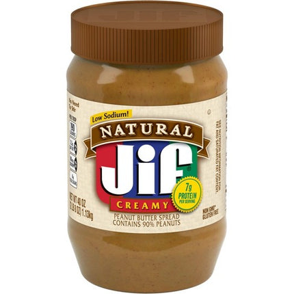 Natural Jif Creamy Peanut Butt