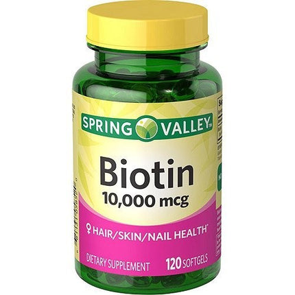 Spring Valley Biotin 10,000 mc