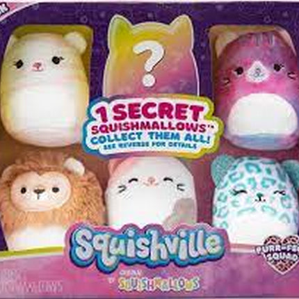 6pk Squishville Purrfect Squad