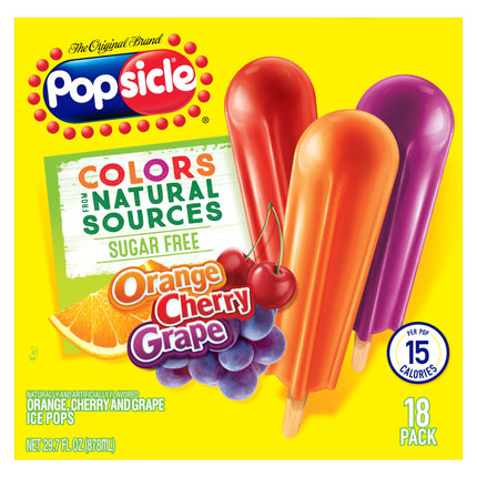 Popsicle, Colors Natural Sugar