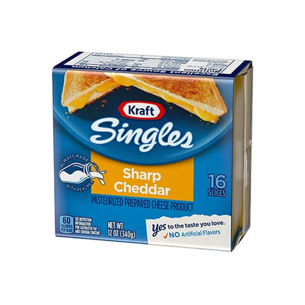 Kraft Singles Sharp Cheddar Ch