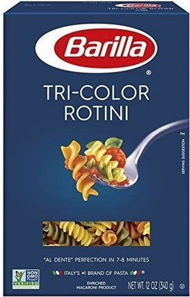 Barilla Tri- Color Rotini 12 O