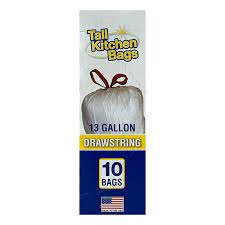 Basic Kitchen Trash Bags13 Gal