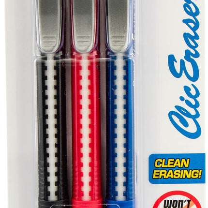 Pentel Clic Eraser Latex Free.