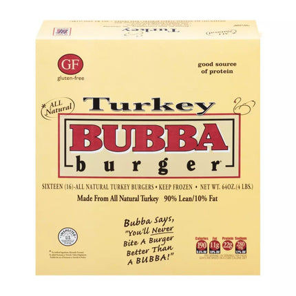 Bubba Burger Turkey Burgers, 1