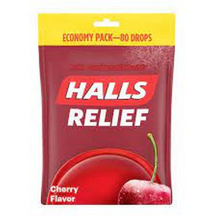 HALLS Relief Cherry Cough Drop