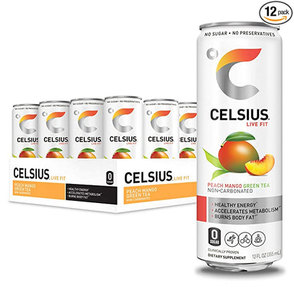 Celsius Peach Mango Green Tea