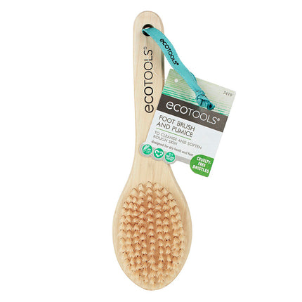 Bf Bamboo Foot Brush & Pumice