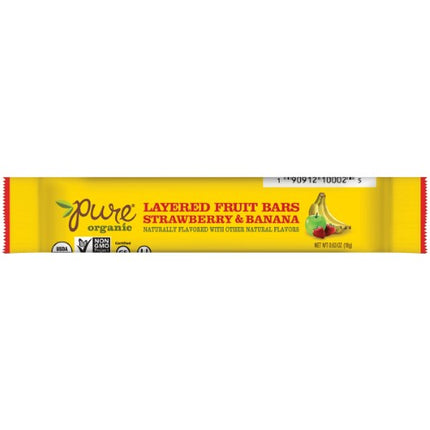 Pure Layered Fruit Bars Straw