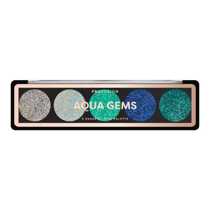 5 Shade Aqua Gems