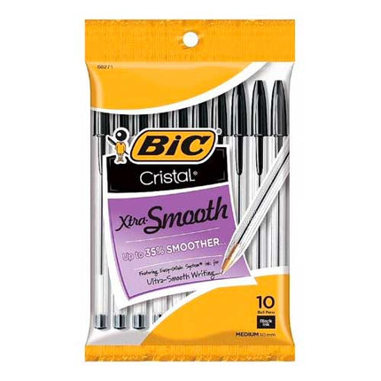 BIC Xtra Smooth Black Ink Pens