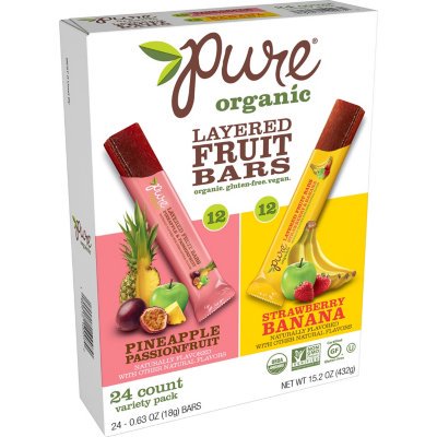Pure Organic Layered Fruit Bar