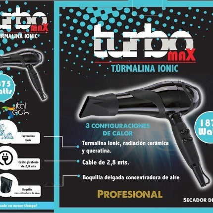 Secador Hd45 Turmalina Ionic