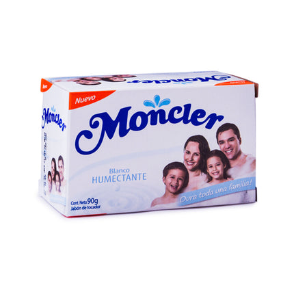Jabon Moncler Blanco 90G
