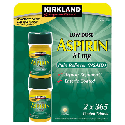 Kirklnad Low Dose Aspirin 2 Pa