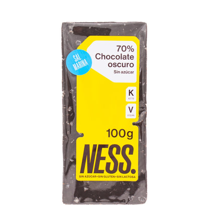 Chocolate Ness 70% Sal 100 gr