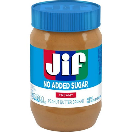 Jif No Added Sugar Creamy Pean