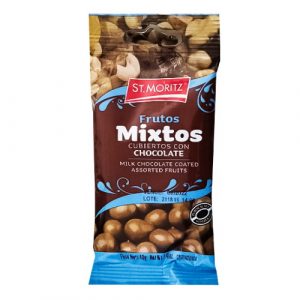 Frutas Surtidas Cubiertas Con