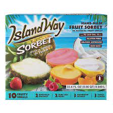 Island Way Variety Sorbet 10 C