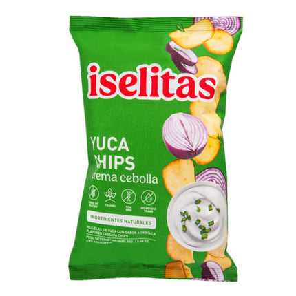 Iselitas Yuca Chips Crema y Ce