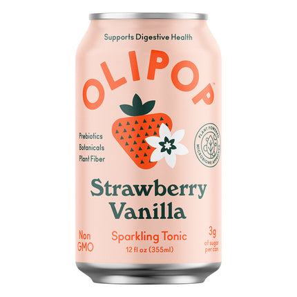 Olipop Strawberry Vanilla 12oz