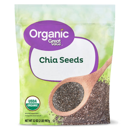 Organic Great Value Chia Seeds