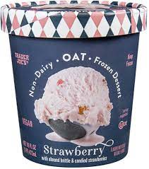 Non Dairy Oat Strawberry Vegan