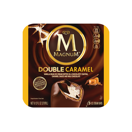 Magnum, Double Caramel 3 Count