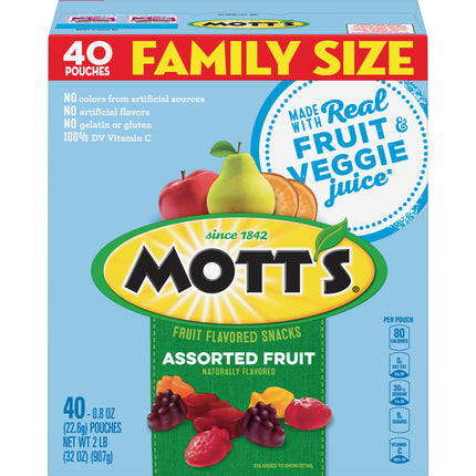 Mott S Assorted Fruit - 40Ct
