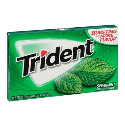 Trident Spearmint Sugar-Free Gum 14 pc