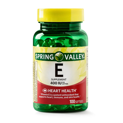 Spring Vitamin E Softgels, 400