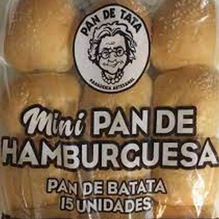 Pan Mini Hamburguesas 15Un 30g
