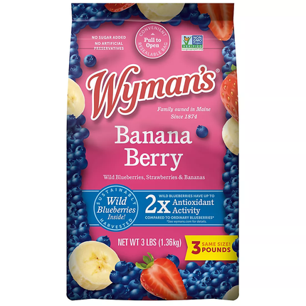 Wymans Banana Berry 3 lbs