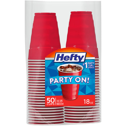 Hefty Party on Disposable Plas
