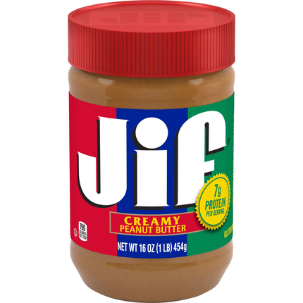 Jif Creamy Peanut Butter, 16-O