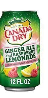 Canada Dry Ginger Ale And Rasp