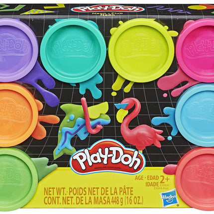 Play-Doh Neon Color Mixing.