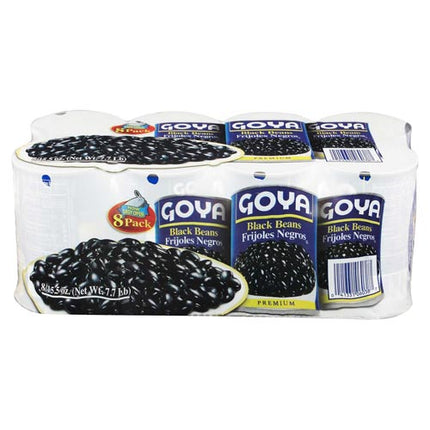 Goya,Frijoles Negros 439Gr 8Un