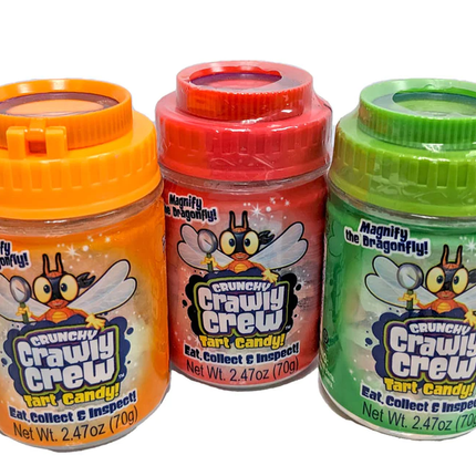 Crunchy crawiy crew tart candy