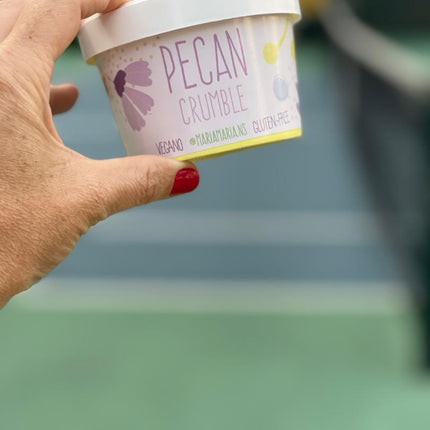 Crumble De Pecan Con Caramelo
