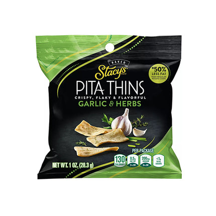 Chips De Pita Con Ajo Y Hierba