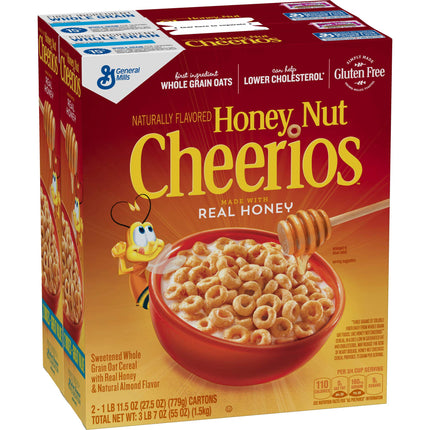 Cheerios,Honey Nut Whole Grain