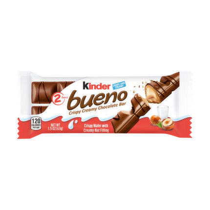 Kinder Bueno crispy and creamy chocolate bar-0.75 Oz