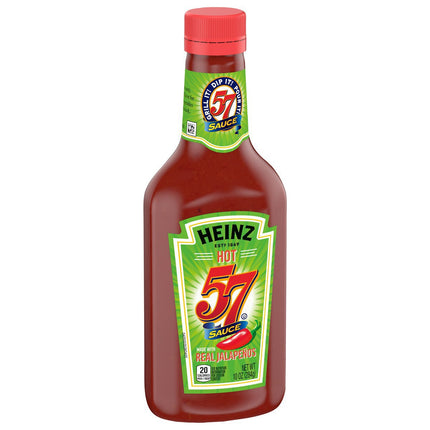 Heinz hot 57 sauce real jalapenos 10Oz