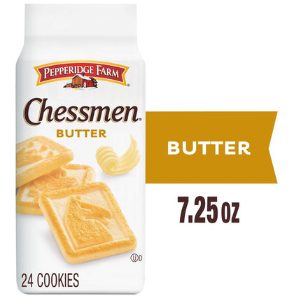 Chessmen Butter Cookies 24 Ct