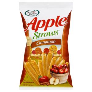 Sensible Portions Apple Straws Cinnamon, 4.25Oz