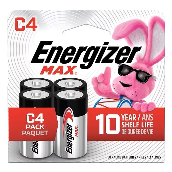 Energizer MAX C Batteries (4