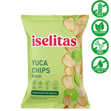 Iselitas Yuca Chips Limon 180