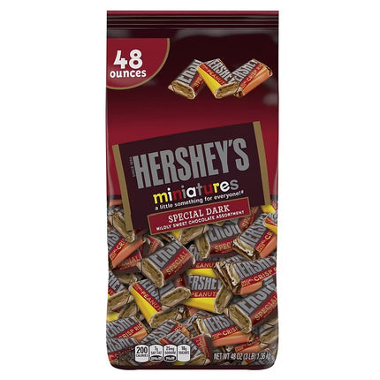 Hershey's Special Dark Chocolate Miniatures - 48 oz.